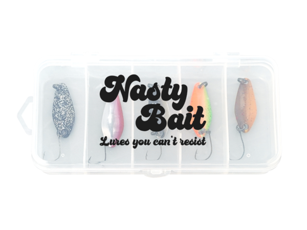 Nasty Bait - Cuchara Spoon Set - Clear Waters - 5 Spoons 2,5g mit Einzelhaken